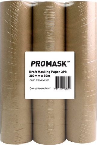 Promask Kraft Masking Paper 3 Pack