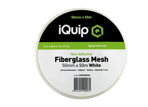 iQuip Fiberglass Render Mesh Non-Adhesive