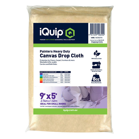 iQuip H/D Painters Canvas Drop Cloth-Accessories-Paint World