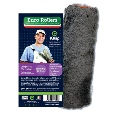 Euro Rollers Argento Exterior Roller Sleeve-Rollers-Paint World