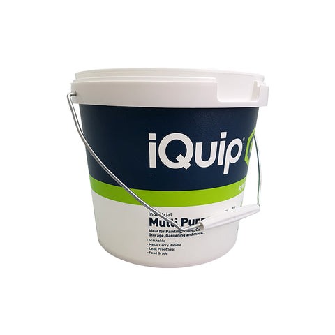 iQuip 2L Plastic Pail With Plastic Handle - Barcoded-Plastic Pail-Paint World