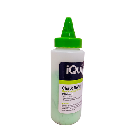 iQuip Chalk Refill - Fluoro Green 4Oz- 113G-Accessories-Paint World