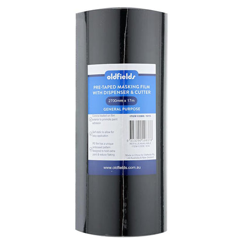 Pretaped Masking Film 2700mm x 17m-Paint World