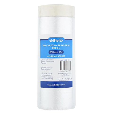 Pretaped Masking Film Refill 2700mm x 17m-Paint World