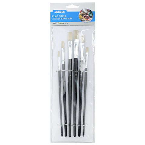 Flat Fitch (6 Pack of 9, 12, 15, 17, 21 & 23mm)-Paint World