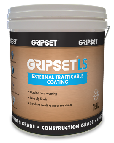 Gripset LS External Trafficable Coating - Gripset - Waterproofing - Paint World Stores