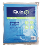 iQuip Plastic Heavy Duty Drop Sheet Blue 3.6X2.6M