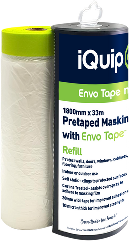 iQuip Pretaped Kraft Masking Paper Refill-Pretaped Film-Paint World