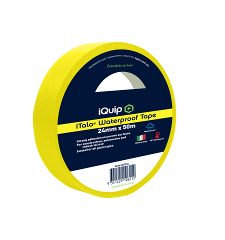iQuip Italo Yellow Waterproof Masking Tape