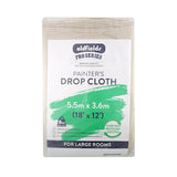 Canvas Drop Cloth (12' x 18') Large Room-Paint World