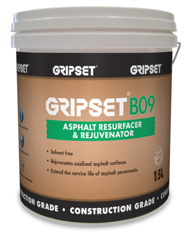 Gripset B09 Asphalt Resurfacer and Rejuvenator - Gripset - Waterproofing - Paint World Stores