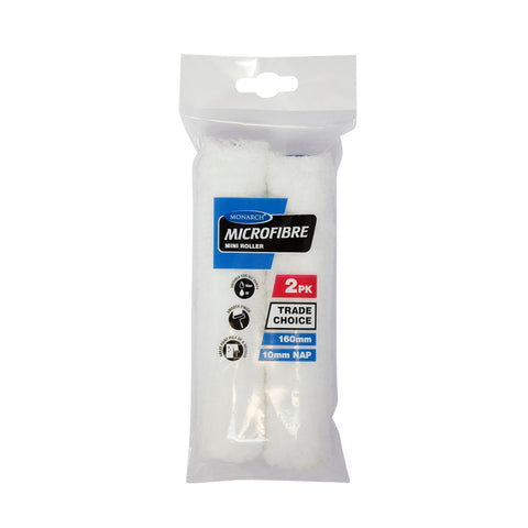 Monarch 160mm Microfibre Mini Rollers - Paintworld
