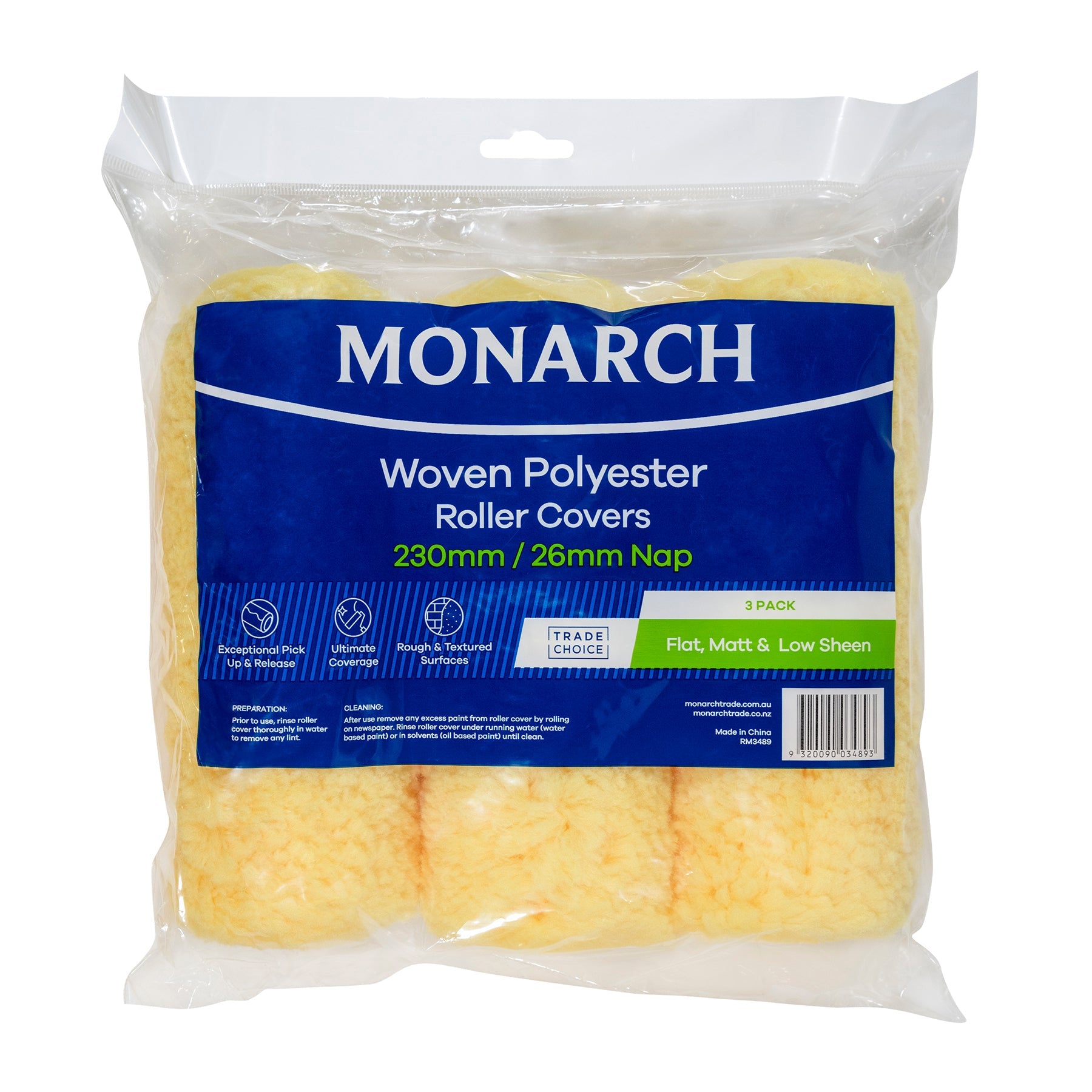 Monarch Woven Polyester Nap Roller Cover Paintworld