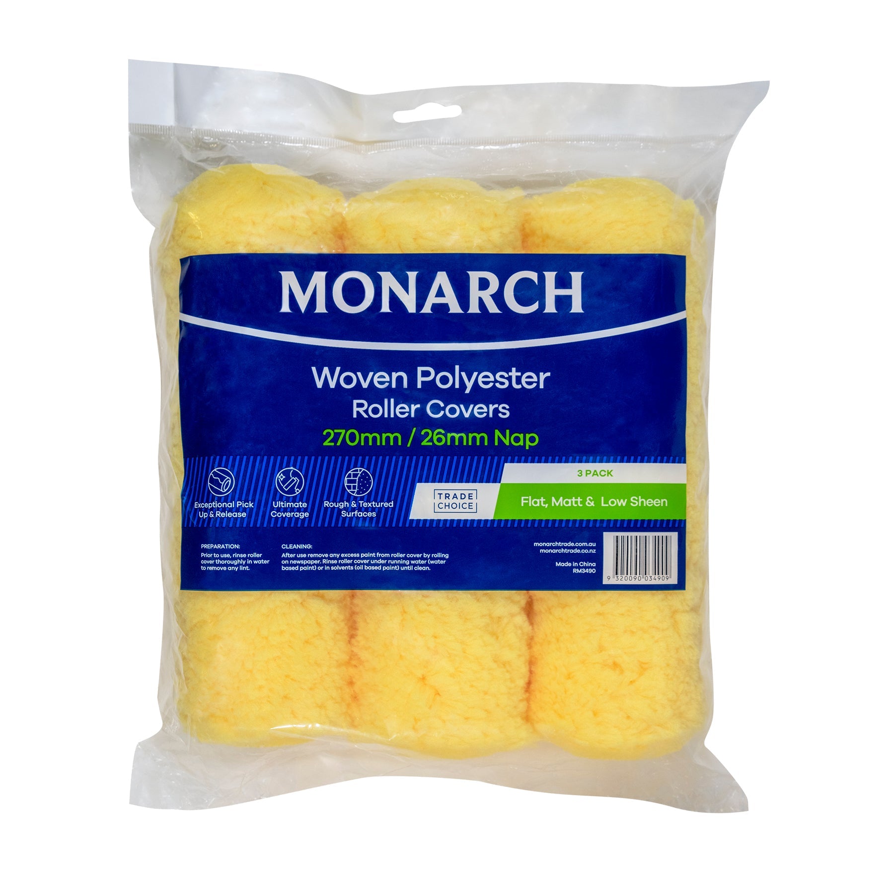 Monarch Woven Polyester Nap Roller Cover Paintworld