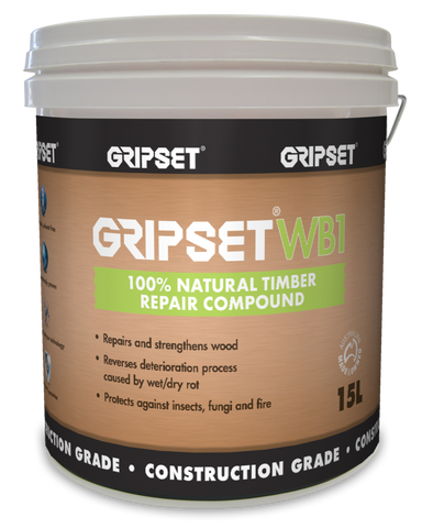 Gripset WB1 100% Natural Repair Compound - Gripset - Waterproofing - Paint World Stores