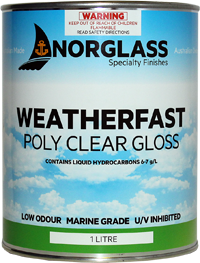 Norglass Weatherfast Poly Clear Gloss