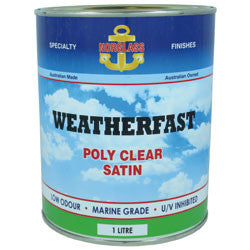 Norglass Weatherfast Poly Clear Clear Solvents [product_vendor- Paint World Pty Ltd