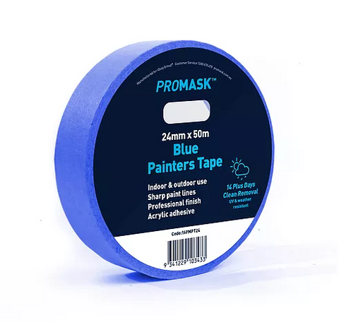 iQuip Pro Mask Blue Painters Tape 24mm - iQuip - Accessories - Paint World Stores